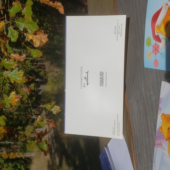 Bundle of 27 Christmas cards Snoopy Pooh bear Disney Peanuts - Picture 3 of 10